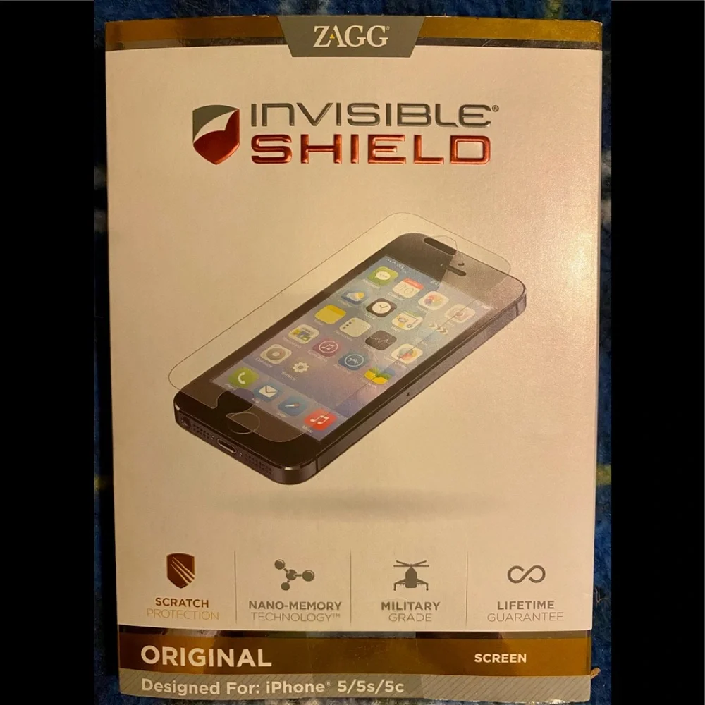 Zagg iPhone 5/ 5s/ 5c cell phone screen protector